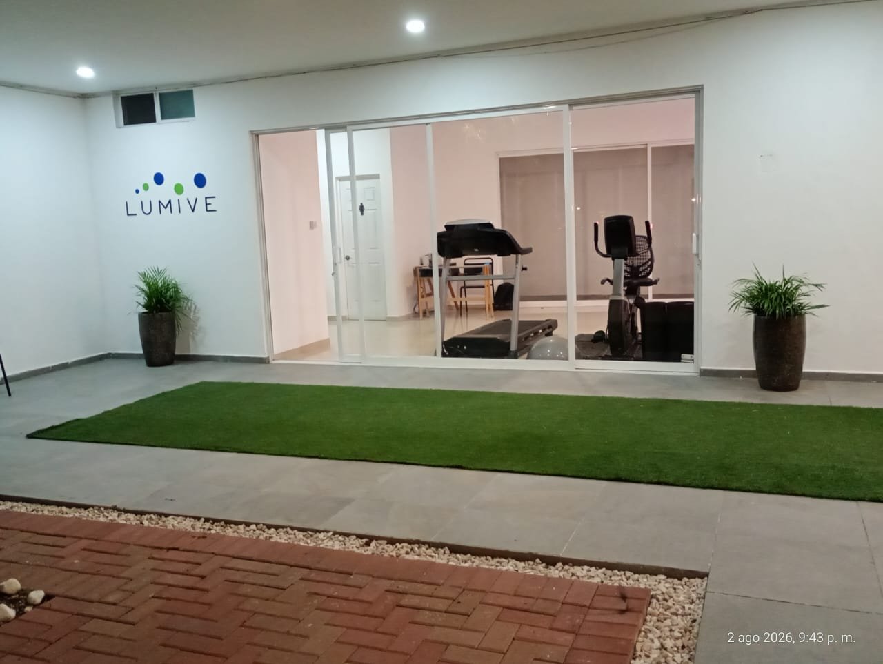 Área de ejercicio terapéutico de Lumive Fisioterapia en Punta Juriquilla